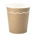 200ML KRAFT AND GOLD SCALLOPED CUPS X 8 wholesaler