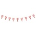 FESTOONED PENNANT GARLAND RED STRIPED WHITE AND GOLD wholesaler