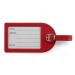 Large flapless luggage tag in PU, luggage tag holder promotional