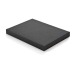 Leather label holder with flap, luggage tag holder promotional