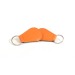 Drop key ring in imitation leather in colourful imitation leather, leather keychain promotional
