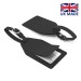 Luggage tag with leather flap wholesaler