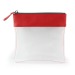 Trousse zippée transparente 185x180x20mm en PU wholesaler