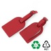 Small luggage tag with rPET flap, luggage tag holder promotional