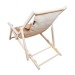 Chaise with armrests, deckchair promotional