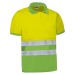 Short-sleeved high-visibility polo shirt, safety vest promotional