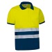 Short-sleeved high-visibility polo shirt, safety vest promotional