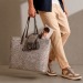 Sac feutre anses simili cuir wholesaler