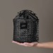 Bourse en raphia, trousse de toilette promotional