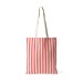 Sac coton rayé 38x40cm 180g/m² wholesaler