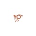 1 m eco-friendly cable with double entry, charging cable promotional