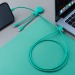1 m eco-friendly cable with double entry, charging cable promotional