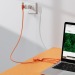 1 m eco-friendly cable with double entry, charging cable promotional