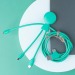 1 m eco-friendly cable with double entry, charging cable promotional