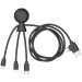 Mr Bio Long - Câble d'1M avec une double entrée type C/USB wholesaler