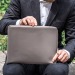 Recycled leather computer case 14/15, laptop sleeve promotional