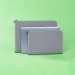Recycled leather computer case 14/15, laptop sleeve promotional