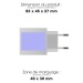 Chargeur secteur 4 USB 5A, chargeur mural promotional