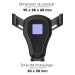 Support voiture avec fixation grille d'aération, support et socle de téléphone portable pour voiture promotional