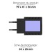 Chargeur Secteur USB et USB-C Ultra-Rapide 20W, chargeur mural promotional