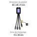 Câble 5 en 1 - 2.4A - Charge rapide RABS certifié, câble de chargement promotional
