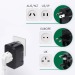 ADAPTATEUR UNIVERSEL DE VOYAGE - NOIR wholesaler