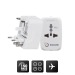 ADAPTATEUR UNIVERSEL DE VOYAGE - BLANC wholesaler