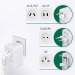 ADAPTATEUR UNIVERSEL DE VOYAGE - BLANC wholesaler