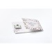 Carte de voeux Carré de chocolat 4g Bio avec bague personnalisable, Carte de voeux promotional