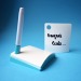 Pen holder with erasable note, French made, pen holder promotional