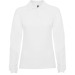 ESTRELLA WOMAN L/S - Long sleeve polo shirt, 1x1 rib collar and cuffs, 3 button placket, woman polo promotional