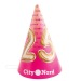 Pointed cardboard hat, cardboard hat promotional