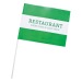 Grand drapeau en papier 40x30cm, drapeau promotional