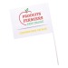 Grand drapeau en papier 40x30cm, drapeau promotional