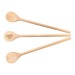 Round wooden spoon, salad servers promotional