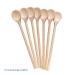 Round wooden spoon wholesaler