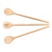 Cuillère en bois ronde, couvert à salade promotional