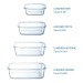 Lunchbox in glass 80cl wholesaler