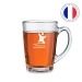 Mug en verre classique 32cl wholesaler