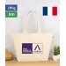 French tote bag in organic cotton 280g wholesaler