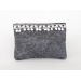 Product thumbnail Zipped pouch in recycled felt 0