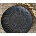 Product thumbnail Black stoneware plate. 0