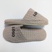 Chaussons de luxe en nid d'abeille avec logo brodé wholesaler