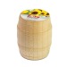Wooden mini barrel - Mixed summer flowers wholesaler