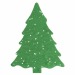 Carte de voeux avec papier ensemencé sapin - graines d'épicéa - Epicéa - 4/0-c, décoration et objet de Noël promotional