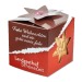 Product thumbnail Maxi Christmas wooden cube pot in star-box - Spruce 1