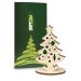 Product thumbnail Premium greetings card with felt and wood figurines - Premium 4/0-c - Christmas tree 0