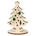 Product thumbnail Premium greetings card with felt and wood figurines - Premium 4/0-c - Christmas tree 1