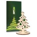 Premium greeting card with felt and wood figurines - Premium 4/0-c - Angel, Christmas Decoration and Item promotional