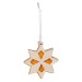 Felt and wood pendant - Star in a box, Christmas tree decoration promotional